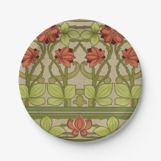 Prato De Papel Frieze Border Art Nouveau Floral