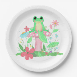 Prato De Papel Froggie Fun 