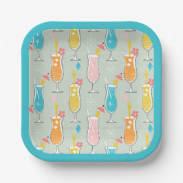 Prato De Papel Fruity Tiki Beverages
