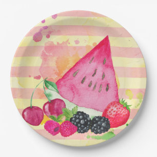 Prato De Papel Frutado