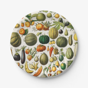 Prato De Papel Frutas e produtos hortícolas
