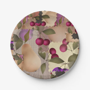 Prato De Papel Frutas, patch