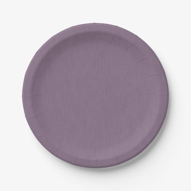 Prato De Papel Fundo roxo texturizado calmo e simples (Frente)