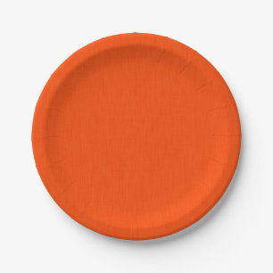 Prato De Papel Fundo texturizado laranja calmo e simples