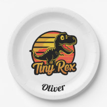 Funny Vintage Dinossaur Trex no Sunset Tiny Rex