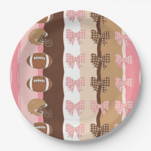 Prato De Papel Fútbol Coquette Arco de Estilo Leopardo (11)