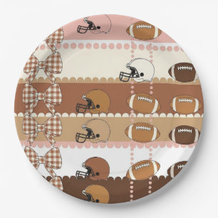Prato De Papel Fútbol Coquette Arco de Estilo Leopardo (5)
