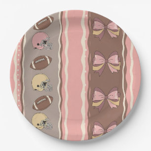 Prato De Papel Fútbol Coquette Arco Estampa Leopardo (12)