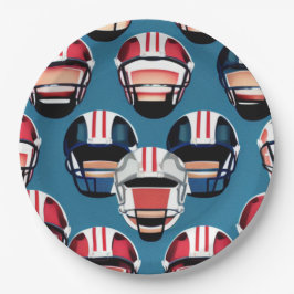Prato De Papel Futebol americano