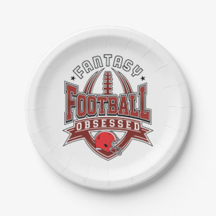 Prato De Papel Futebol de Fantasy Obcecado Liga FFL