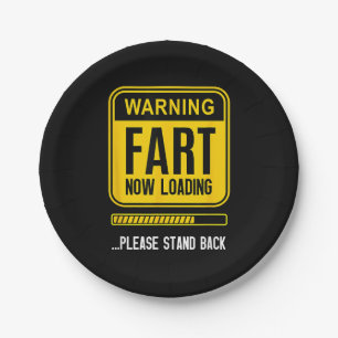 Prato De Papel Gag Engraçado