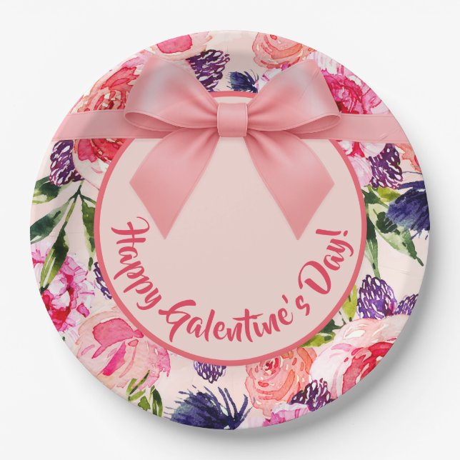 Prato De Papel Galantine's Day Invitation (Frente)