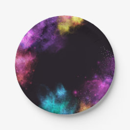 Prato De Papel Galaxy Jump Party Plates