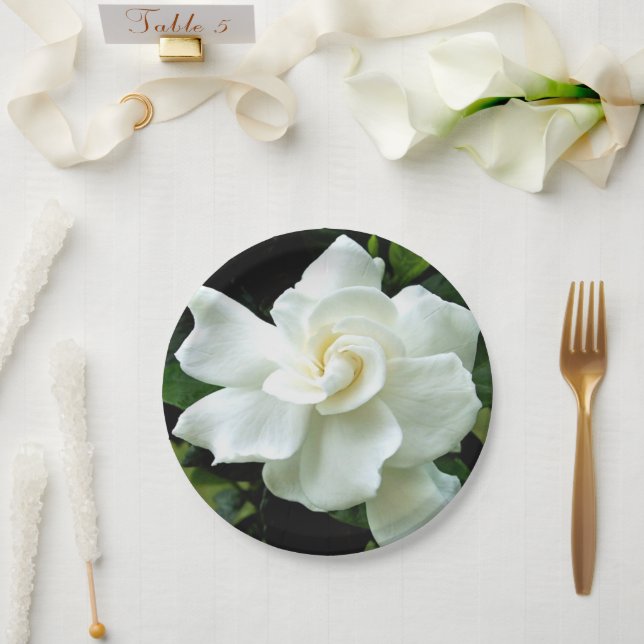 Prato De Papel Gardenia (Casamento)