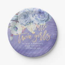 Garotas gêmeas bonitas e Chás de fraldas