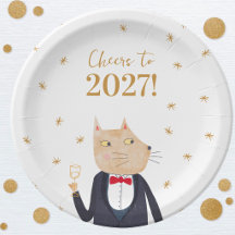 Gato Brinda ao Ano Novo de 2027