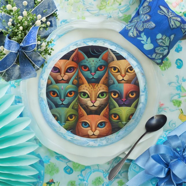 Prato De Papel Gatos (Criador carregado)