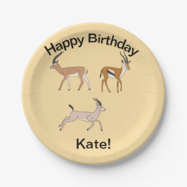 Prato De Papel Gazelles