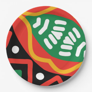 Prato De Papel Geografia do Mês do Histórico Negro