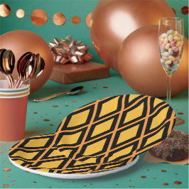 Prato De Papel Geometric Pattern