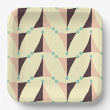 Geometric pattern in retro vibe