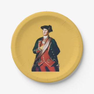 Prato De Papel George Washington General 🎖️ Histórico e Patrióti