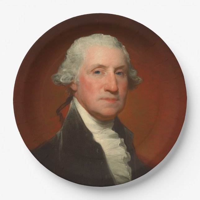 Prato De Papel George Washington Portrait Napkins (Frente)
