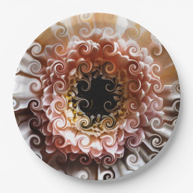 PRATO DE PAPEL GERBERA FLOWER (Frente)