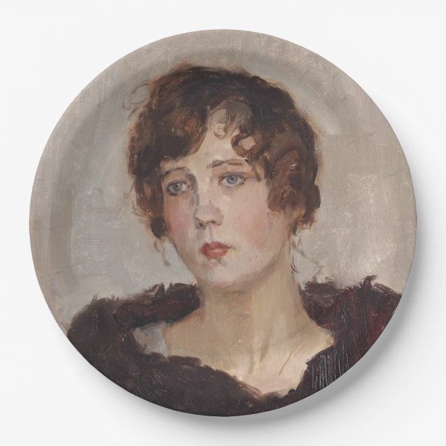 Prato De Papel Gertie in a fur Casaco (por israelenses) (Frente)