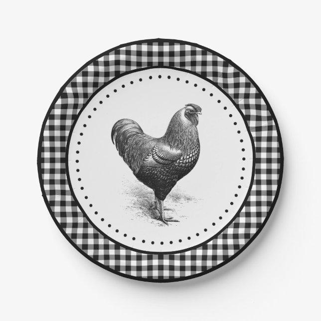 Prato De Papel Ginga de Frango (Frente)