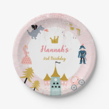 Girls Pink Magical Princess Castle Birthday