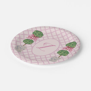 Prato De Papel Girly Chinoiserie Ginger Jar Topiary