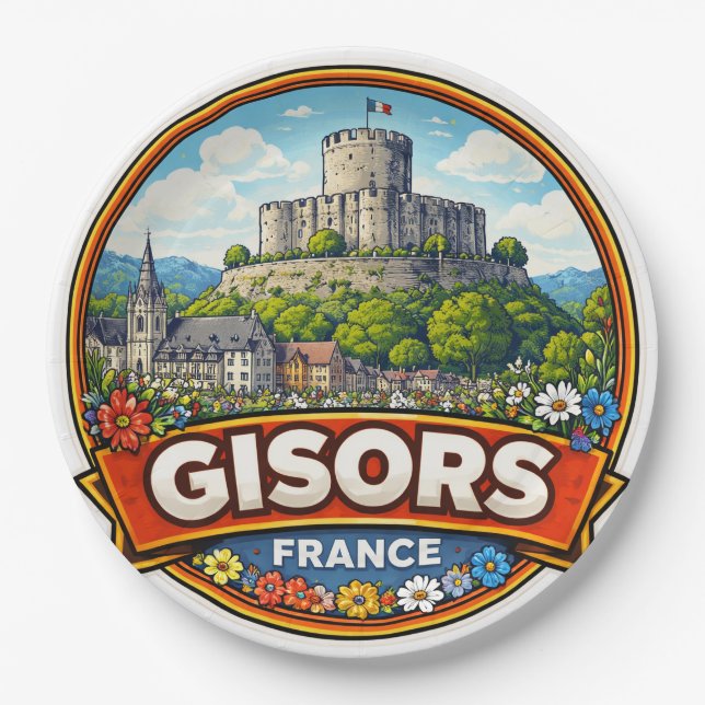 Prato De Papel Gisors França  (Frente)