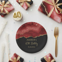 Glitter Dourado Vermelho Borgonha Abstrato Aquarel