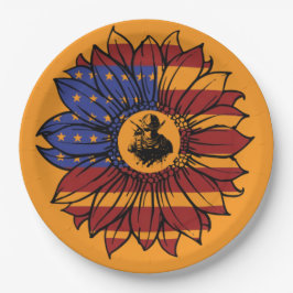 Prato De Papel Glorious Veterans orange