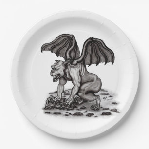 Prato De Papel Golem Gargoyle