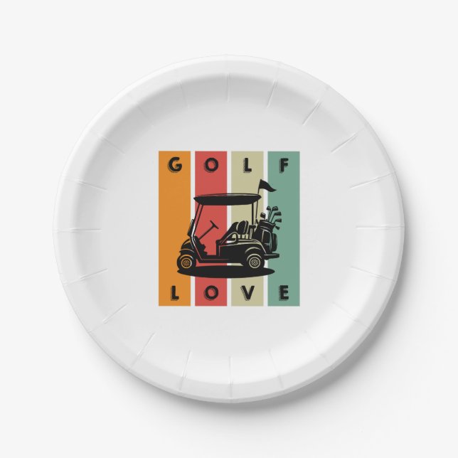 Prato De Papel Golf-Love (Frente)