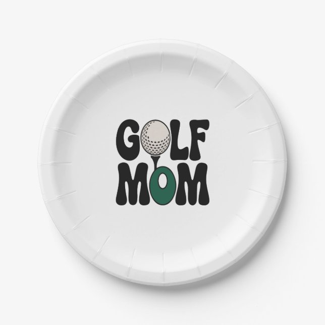 Prato De Papel Golf Mãe (Frente)