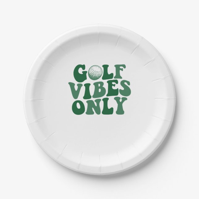 Prato De Papel Golf Só Vibes, Golf Lover (Frente)