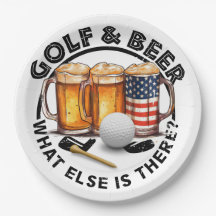 Golfe e Cerveja para o partido de golfe