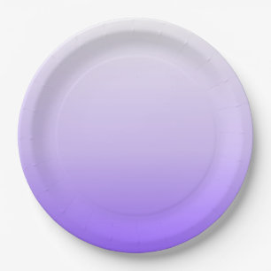 Prato De Papel Gradiente Ombre Roxo