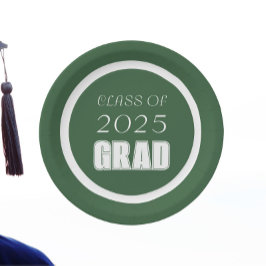 Prato De Papel Graduação de Cores na Escola Verde e Branca