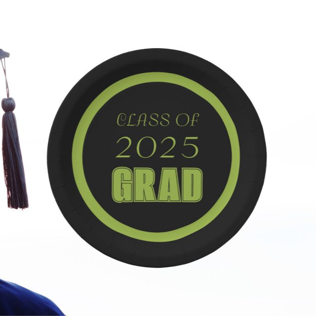 Prato De Papel Graduação de Cores nas Escolas Negra e Verde (In Situ Graduation)