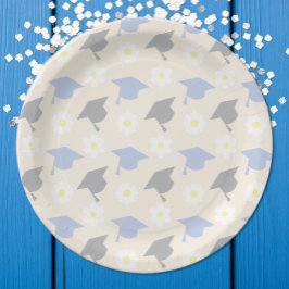Prato De Papel Graduação em Tom de Pêssego Retrô