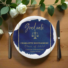 Prato De Papel Graduação na Faculdade de Direito do Elegante Abst