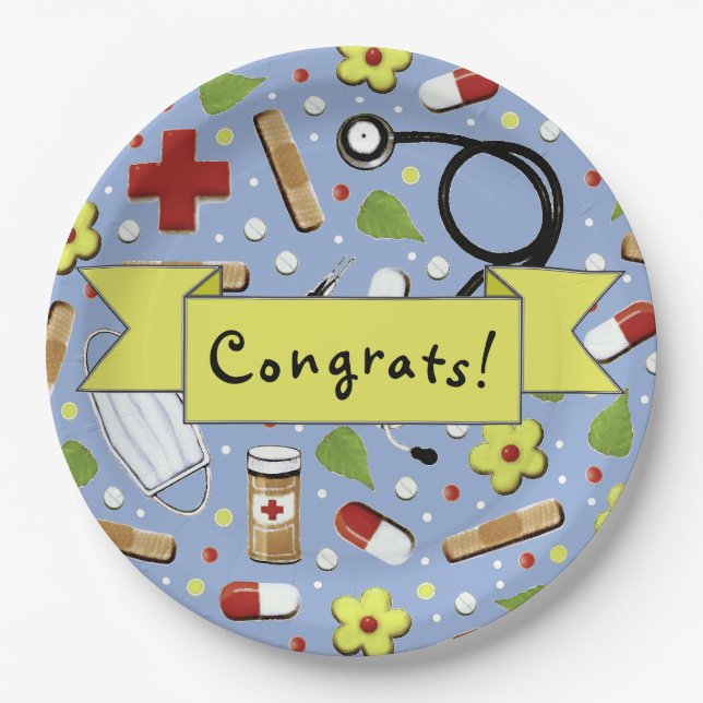 Prato De Papel Graduação na Faculdade de Medicina (Frente)