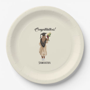 Prato De Papel Graduação Personalizada Por Aquarela (6)