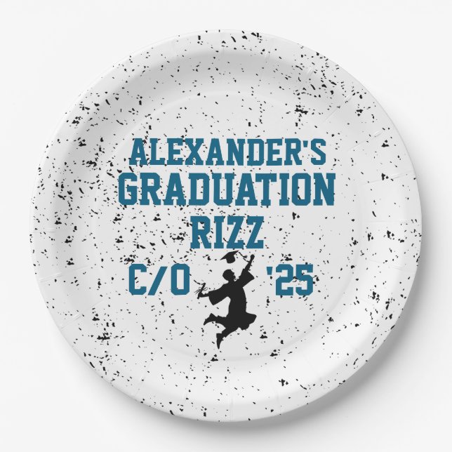 Prato De Papel Graduação Rizz (Frente)