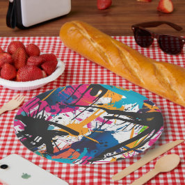 Prato De Papel Graffiti Art