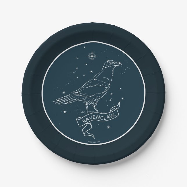 Prato De Papel Gráfico de constelação RAVENCLAW™ (Frente)
